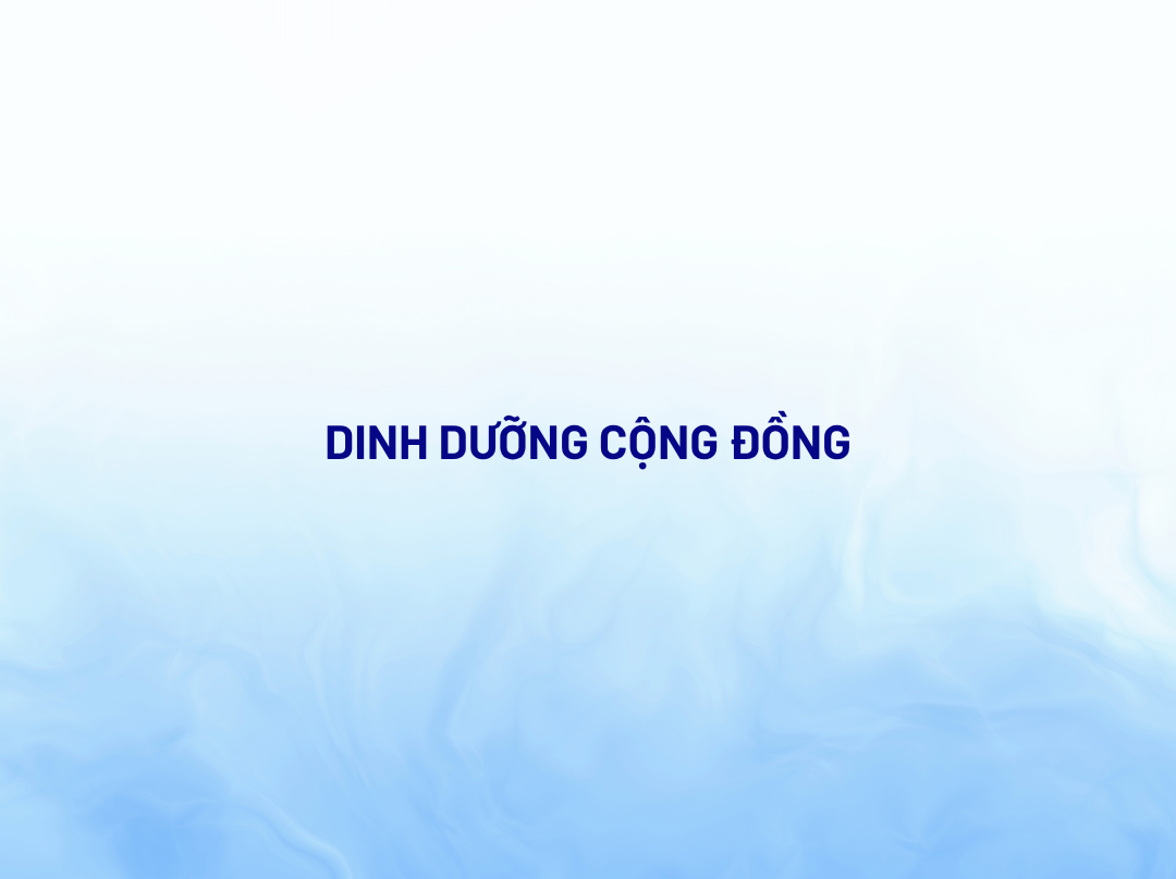 Chương trình tập huấn “Dinh dưỡng cộng đồng”