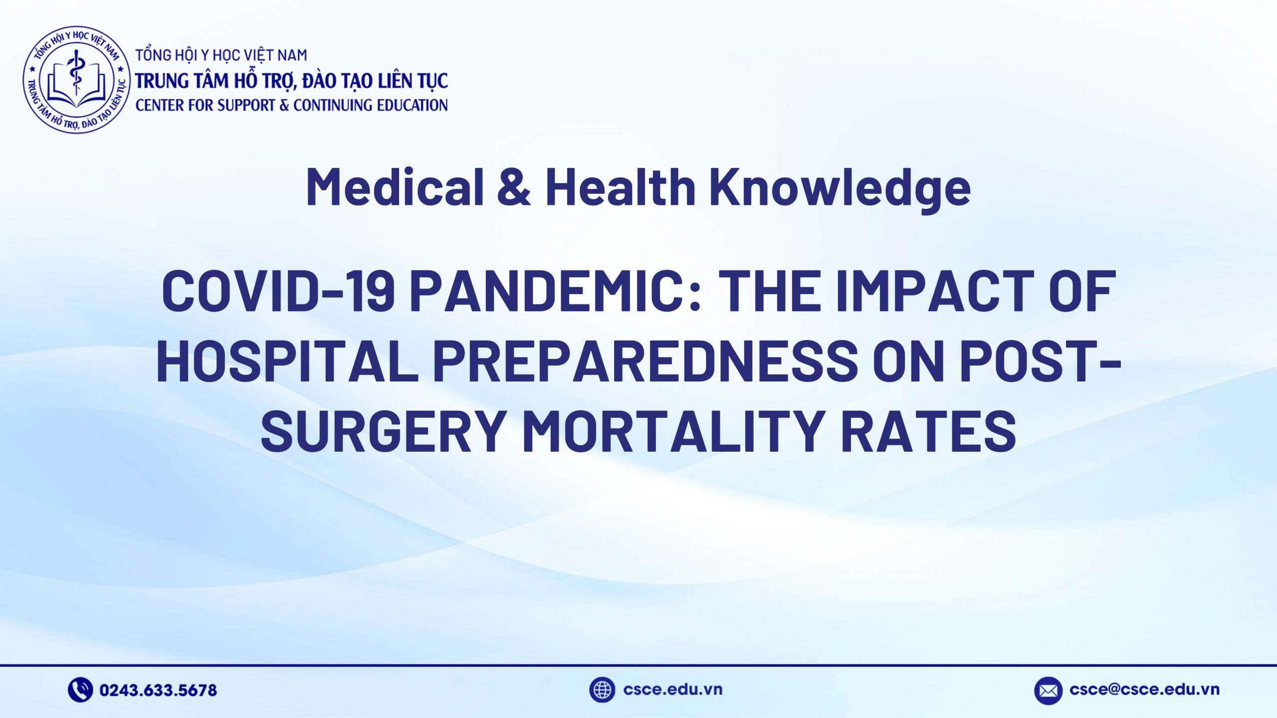 COVID-19 Pandemic: The Impact of Hospital Preparedness on Post-Surgery Mortality Rates
