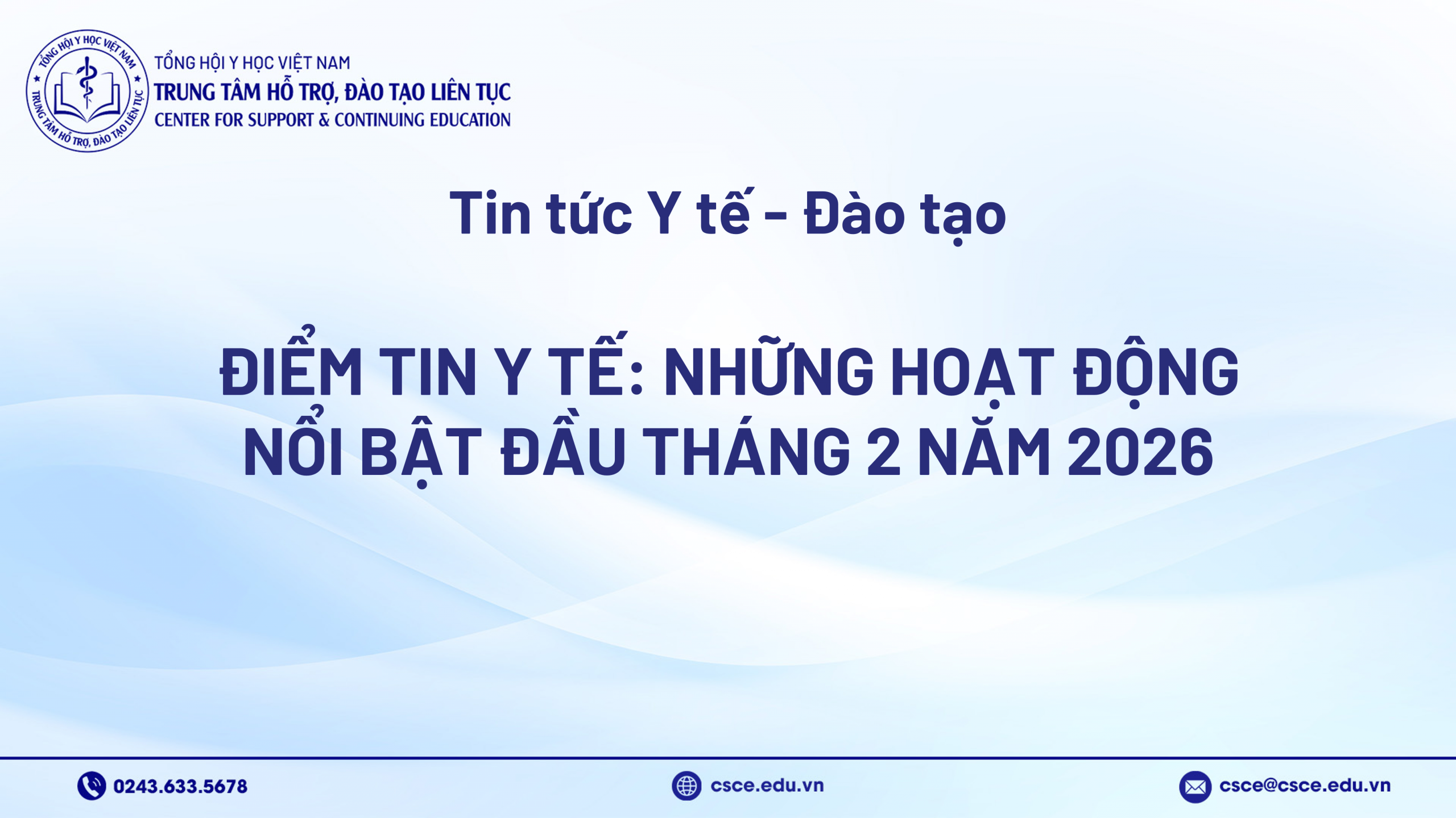 Điểm tin Y tế: Những hoạt động nổi bật đầu tháng 2 năm 2026