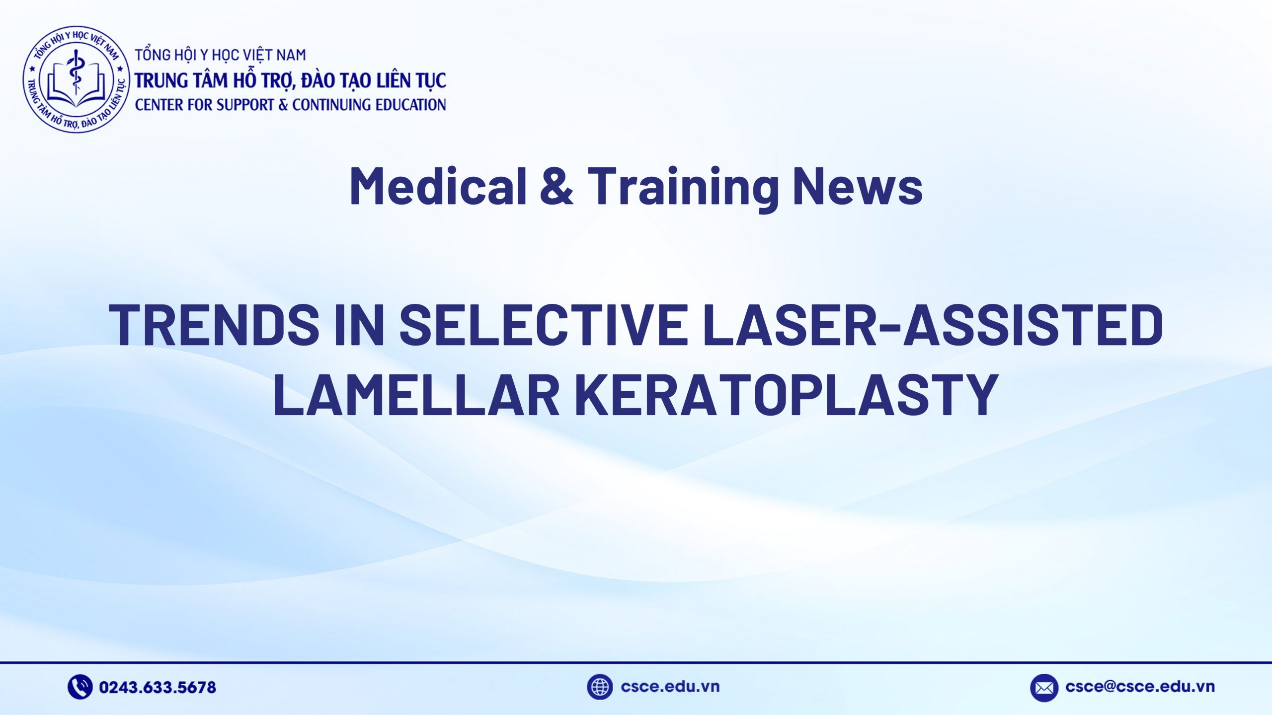 Trends in Selective Laser-Assisted Lamellar Keratoplasty